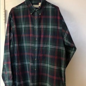 LL BEAN MENS EXTRA LARGE SHIRT